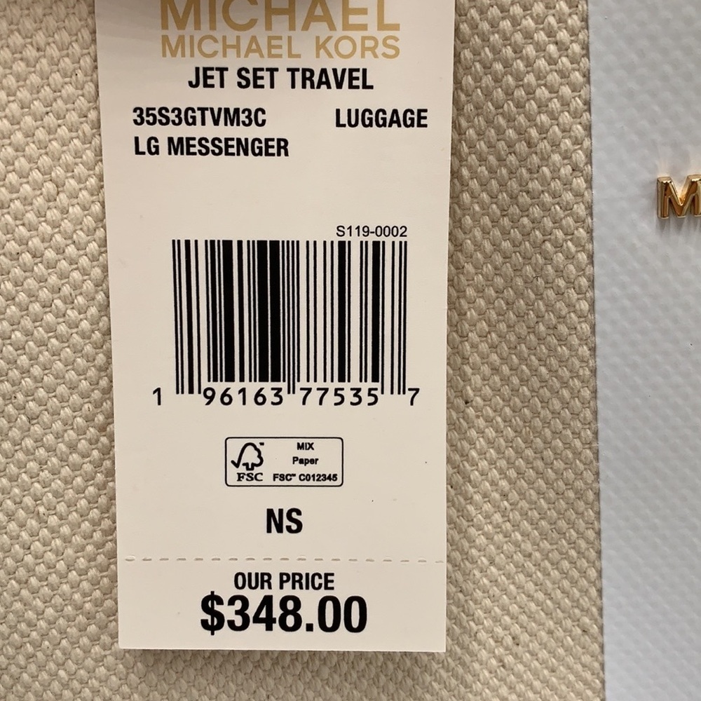 MICHAEL KORS JET SET TRAVEL LARGE MESSENGER CROSSBODY LUGGAGE MULTI COLOR - Picture 15 of 15